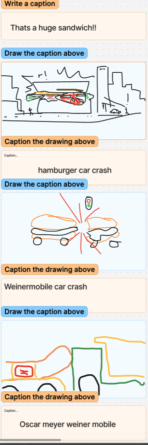 Hidden Story Telestration Telestrations with a hidden story